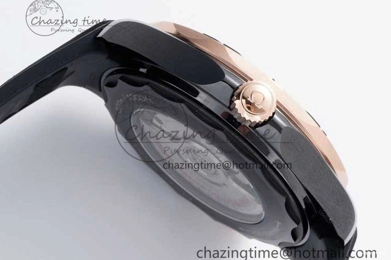 0521 Stretchable Seamaster Diver 300M ORF 1:1 Best Edition Black Ceramic Black Dial on Black Rubber Strap A 7794